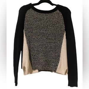 Express Black and White Sweater